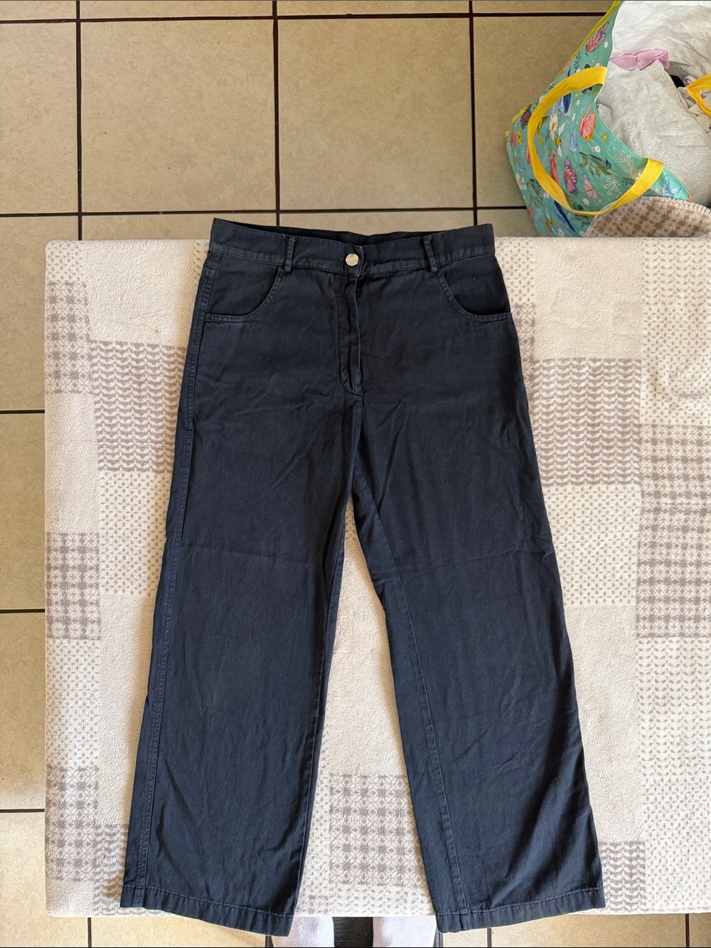 Gimaguas Black Wide-Leg Jeans